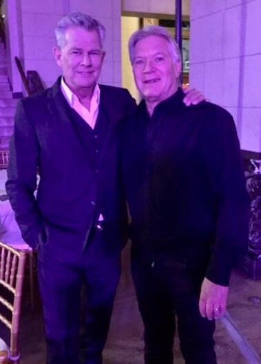 Larry with David Foster