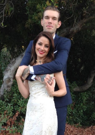 Larry&#39;s son Kyle and daughter-in-law, Samantha.