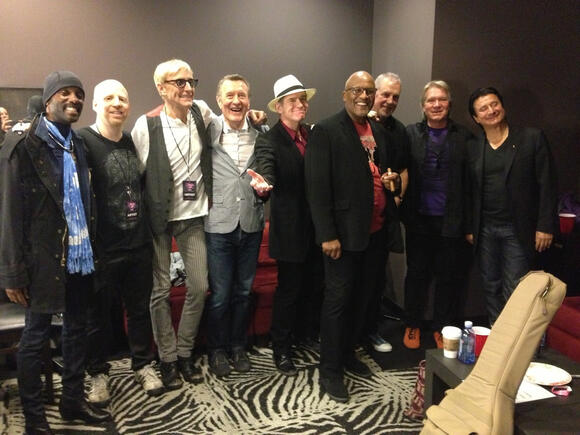 Jan 18, 2014 Guitar Center&#39;s Drum-Off at Club Nokia, Los Angeles - David Green (percussion), Oz Noy (guitar), Will Lee (bass/vocals), Hamish Stuart (guitar/vocals), Benmont Tench (keyboards), Steve Ferrone (drums), Molly Duncan (tenor sax), Larry Williams