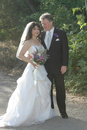Larry and Denise wedding, Malibu, CA. 2005