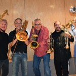 Feb 2014 - Seawind recording Larry Williams' horn arrangement for the new song "Your Love" by Bob Wilson. Larry Williams, Bill Riechenbach (trombone), Kim Hutchcroft (tenor and baritone sax), Garry Grant (trumpet), Larry Hall (trumpet).